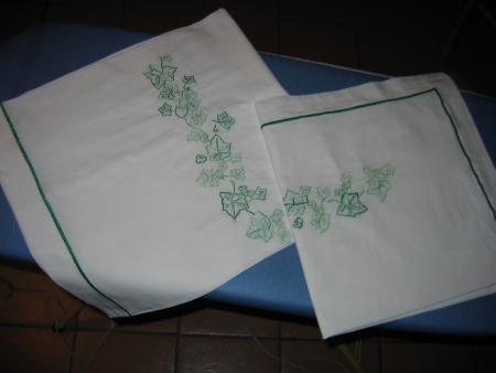 Taie d'oreiller et taie de traversin